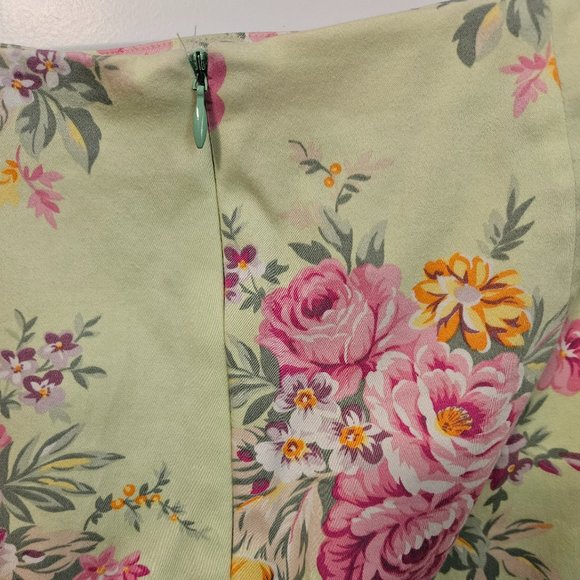 Jones New York floral skrt Sz 10 - Picture 3 of 9